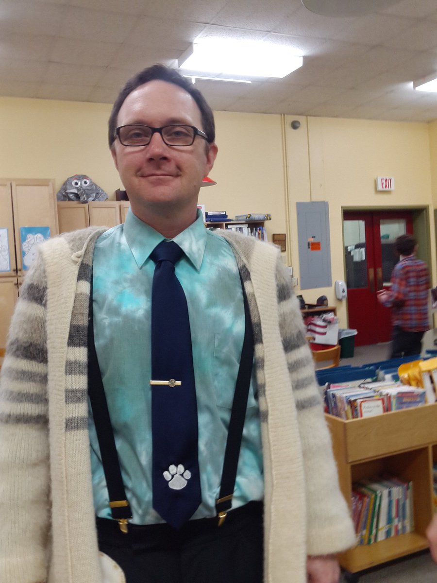 Mr. DeBlois is ready to disco for the VUES Dance Unit!  <a href="/matthewdeblois/">Matthew DeBlois</a>