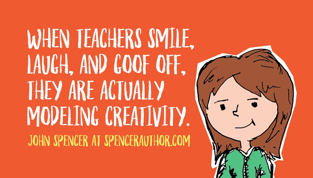 HonorsGradU's tweet photo. Big believer in class "inside-jokes!" Great video, @spencerideas https://t.co/OMM0BnuMuf #creativity #connecting #edjoy https://t.co/j7cIhzRVot