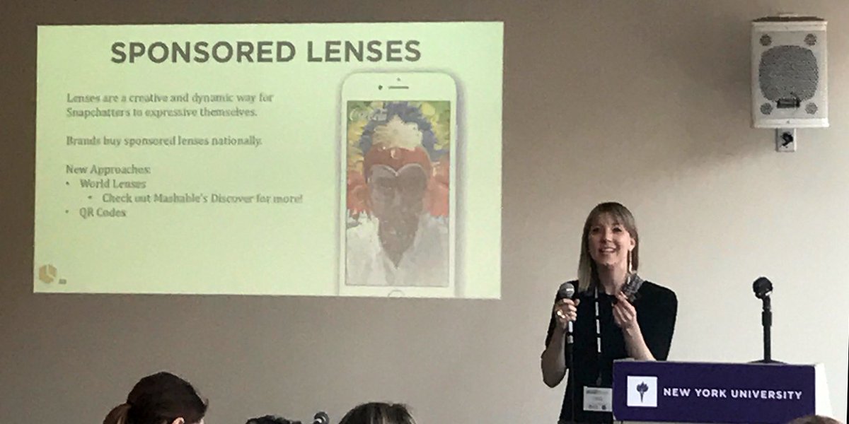 HiMomentStudio's tweet photo. "It's not just friends snapping friends. It's about sharing information. It's multi-dimensional"- @Cookseycc on @Snapchat at #PubTechConnect https://t.co/xdyluOy2gk