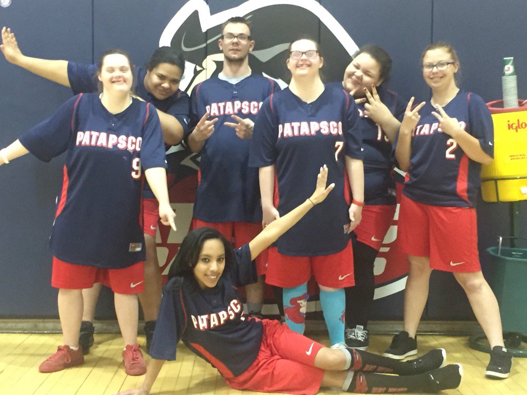 PatapscoPatriot's tweet photo. #P_Tap Allied Softball team πhaving fun before their last home game https://t.co/CsBGAA30Y9
