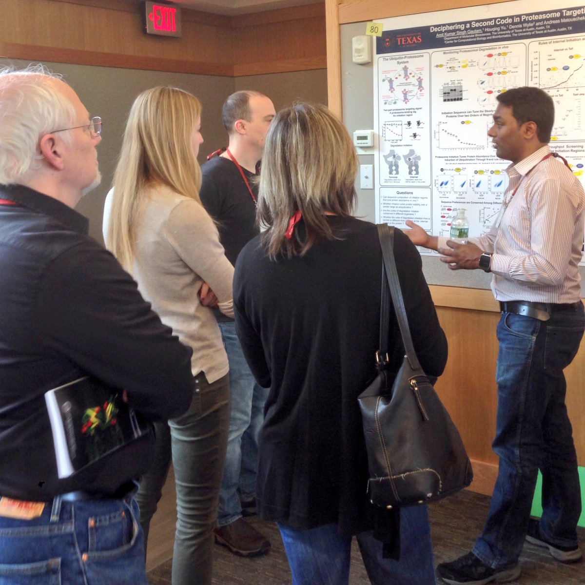 TheMALab's tweet photo. Amit's initiation work gathering lots of traffic at #Cshl https://t.co/BFH1pxCTpy