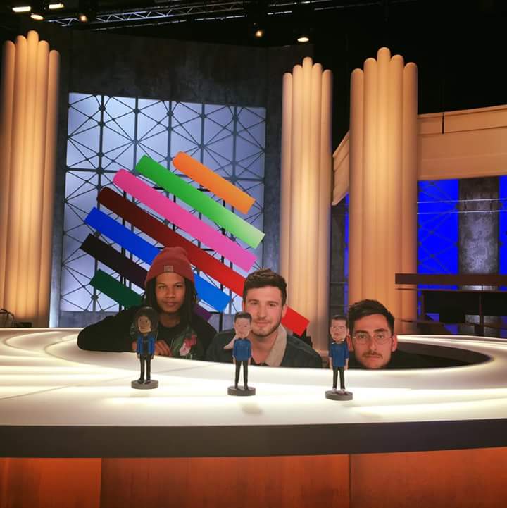 Ce soir <a href="/JabberwockYou/">JABBERWOCKY</a> était dans l'émission du <a href="/Qofficiel/">Quotidien</a> ! Plus que 7 jours pour les retrouver à la #Cathocalypse2017 !