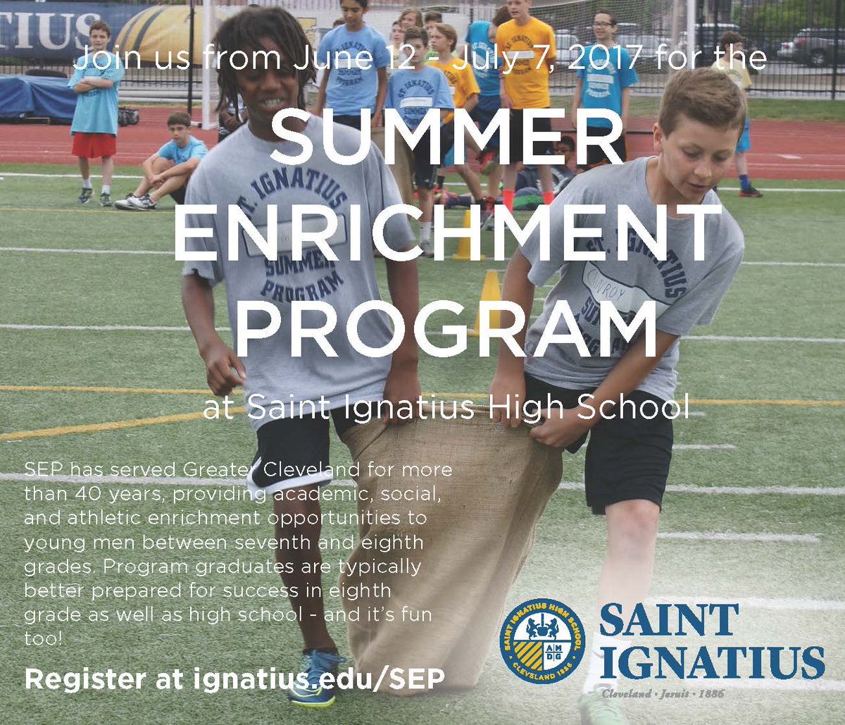SIHSCleveland's tweet photo. Join us from June 12 - July 7, 2017 for our Summer Enrichment Program #SEP https://t.co/t4Pv3Z2tYq https://t.co/DpmWDTTcpj