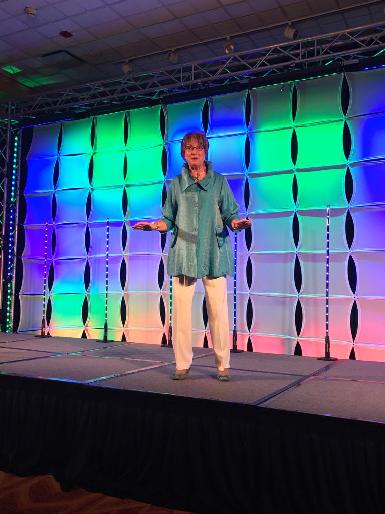 tjpralle's tweet photo. "Stand up!  Step out! Lead!" @JoleneBrownCSP #2017catalyst https://t.co/aM6bTgphbc