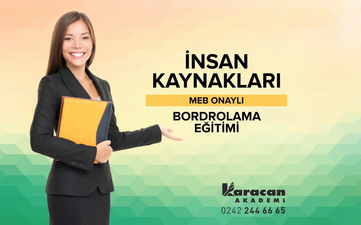 İnsan kaynakları sertifika programı kayıtlarımız başlamıştır. 0 242 244 66 65