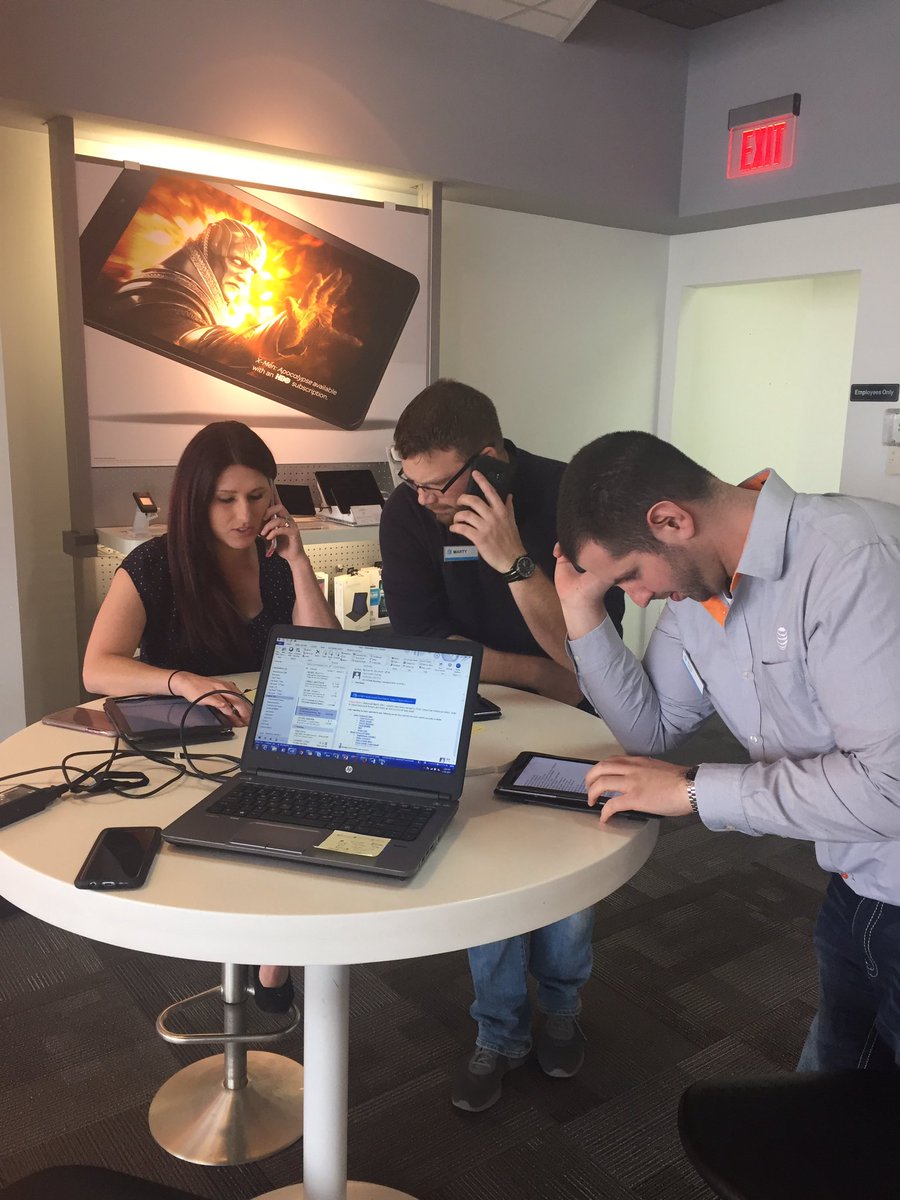 Having a great Blitz Day <a href="/Niles5412/">Niles5412 = Club5412</a>! Good job <a href="/_Jaime_Lyn_/">Jaime</a> <a href="/CatChannell2020/">Cat Channell</a>! #bizteam #at&amp;thardatwork #settingappointments