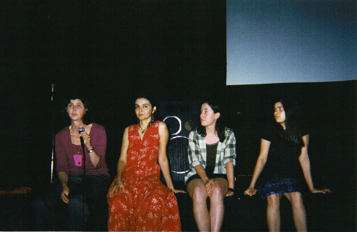 cinelasamericas's tweet photo. #throwbackthursday with Cine Las Americas at a #CLAIFF screening with Nancy Schiesari, Amparo Garcia Crow and Heather Courtney. #tbt https://t.co/jvrKBf3T9q