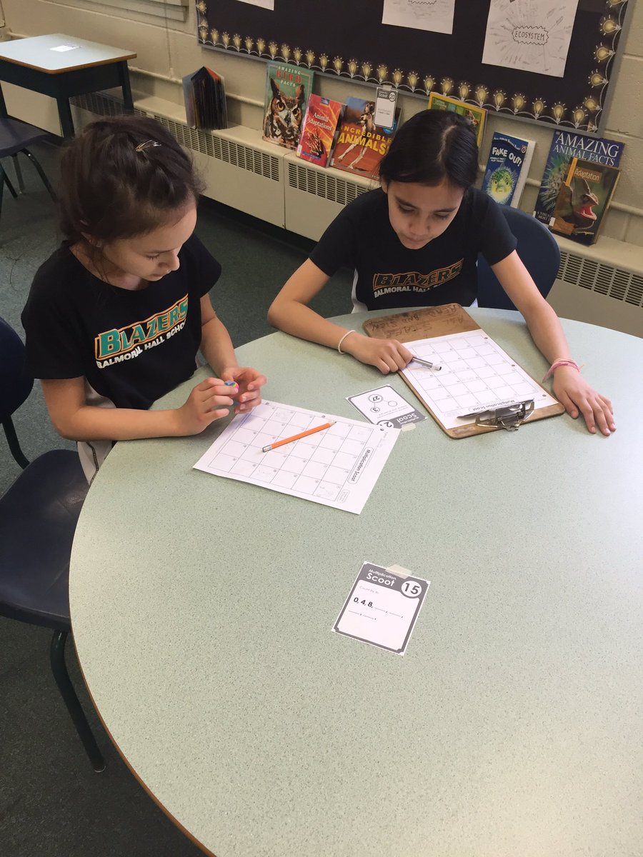 Grade4BH's tweet photo. Playing a round of Multiplication Scoot to practice our facts ✖️☑️ https://t.co/Ay7w4lDx40
