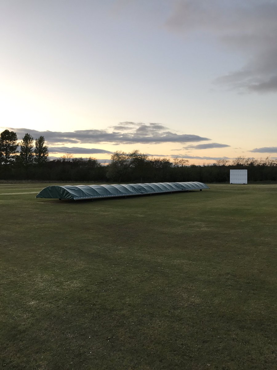 SeatonBurnCC's tweet photo. New covers arrived today and look good on the wicket. Thanks to @ECB_cricket small grants scheme and @3DSportsCricket for installation. https://t.co/TAmkb5IyDm