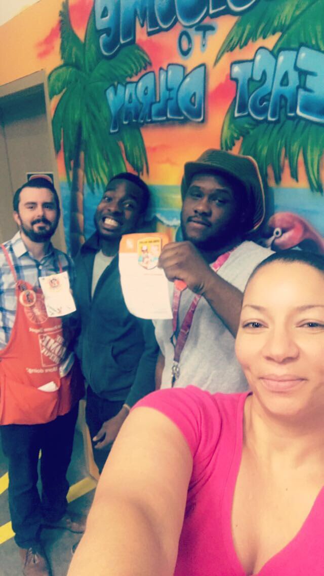 Celebrating Freight Team associate Ybenson 2 year anniversary!! #THD6315
