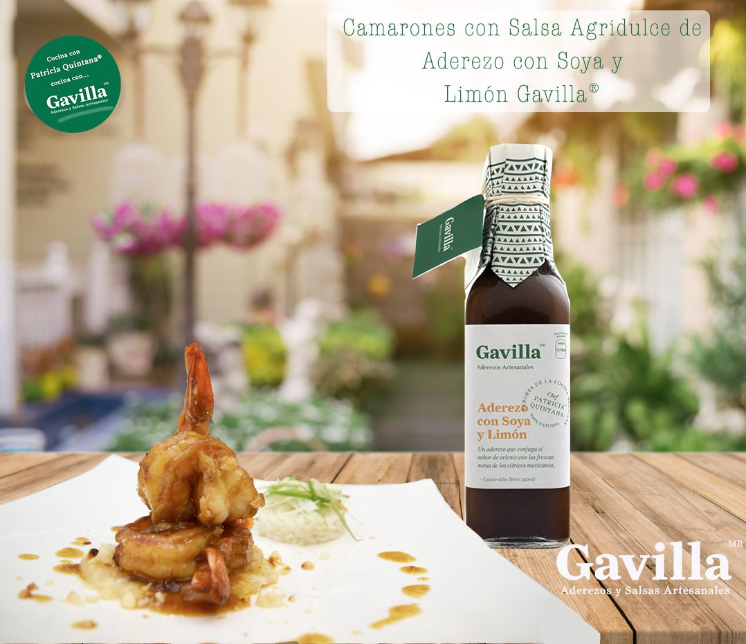Gavilla_Mx's tweet photo. #Video Camarones en Salsa Agridulce con el Aderezo de Soya y Limón Gavilla®. 

https://t.co/DSmVGaiUk8 https://t.co/khZ0ubz0j7