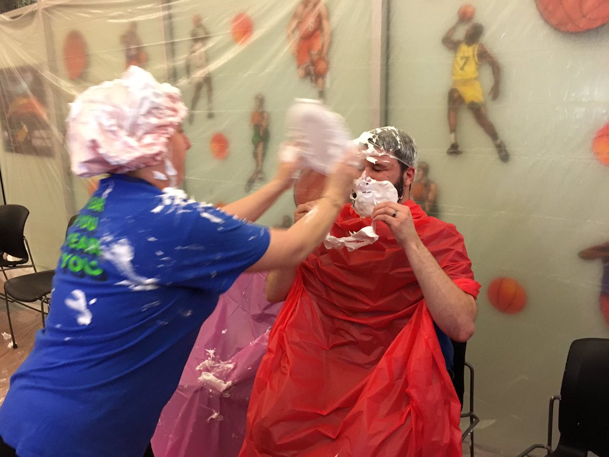My turn to get a pie in my face for March of Dimes fund raiser! <a href="/LifeAtATT/">Life at AT&T</a> <a href="/TeamWestfall29/">Team Westfall</a> @Ruffnation2017