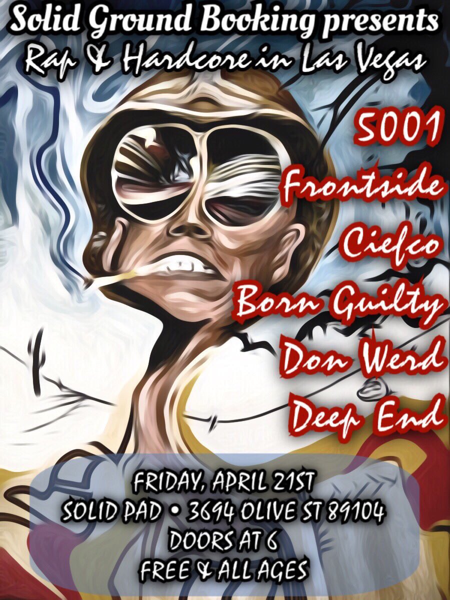 TOMORROW AT SOLID PAD! COME OUT AND SUPPORT.