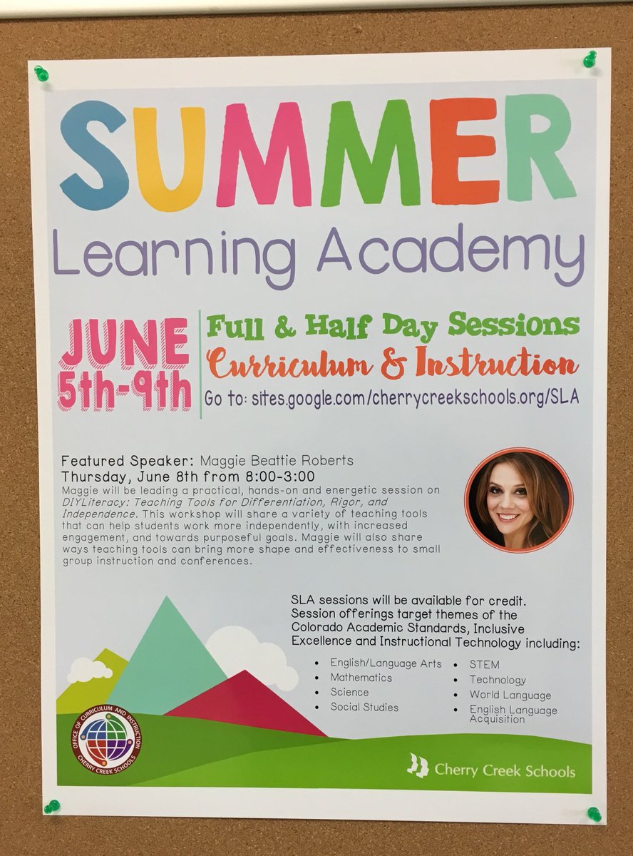 CCSDTechCO's tweet image. #CCSDTech is excited to share and learn with you during our annual Summer Learning Academy! #ThisIsCCSD