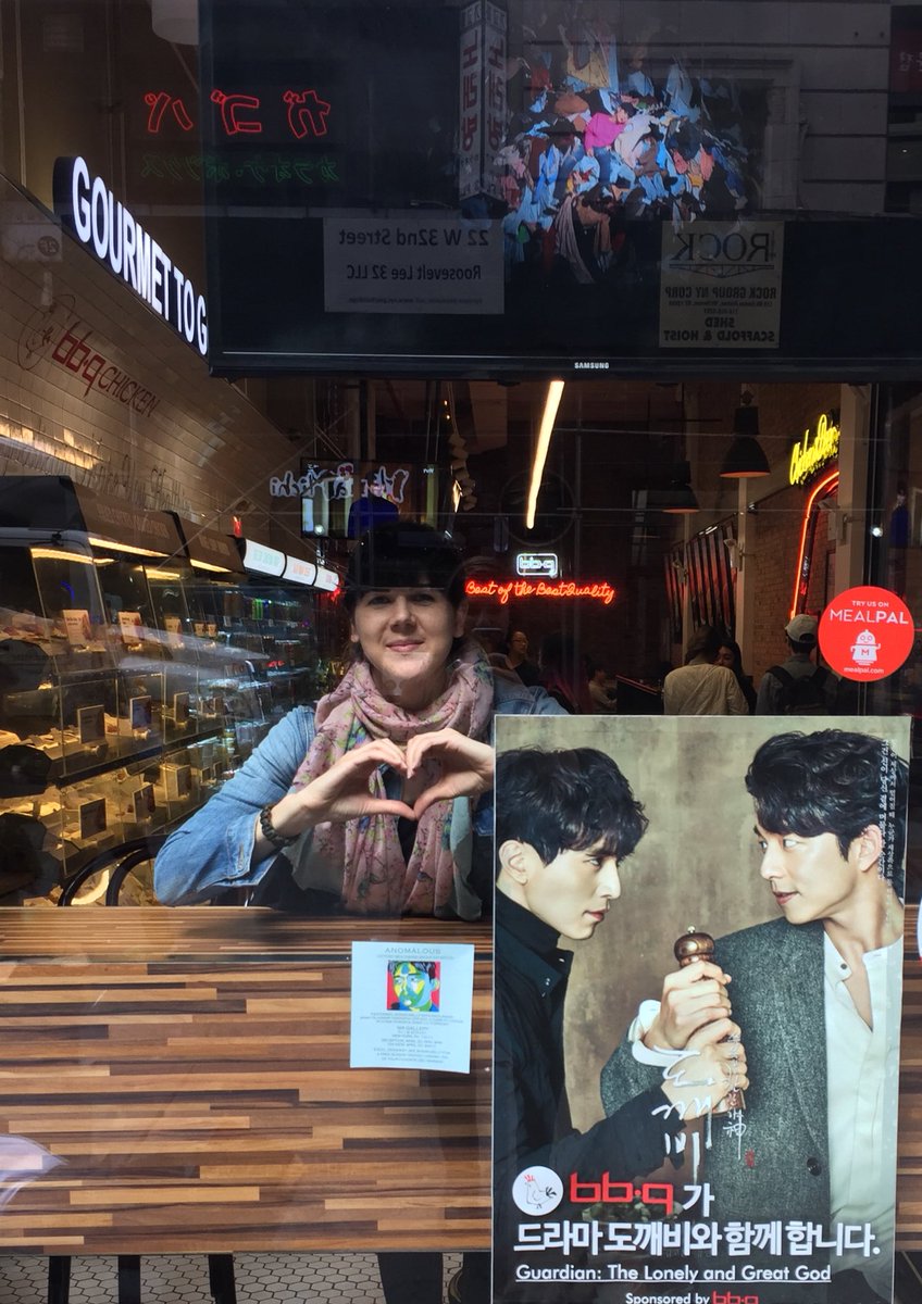 blessedapollo's tweet photo. Street team moving at light speed through ktown promoting #exolansis show tonight! @1919Susie #exol #susankelly #exo https://t.co/RlN5mAuVaH