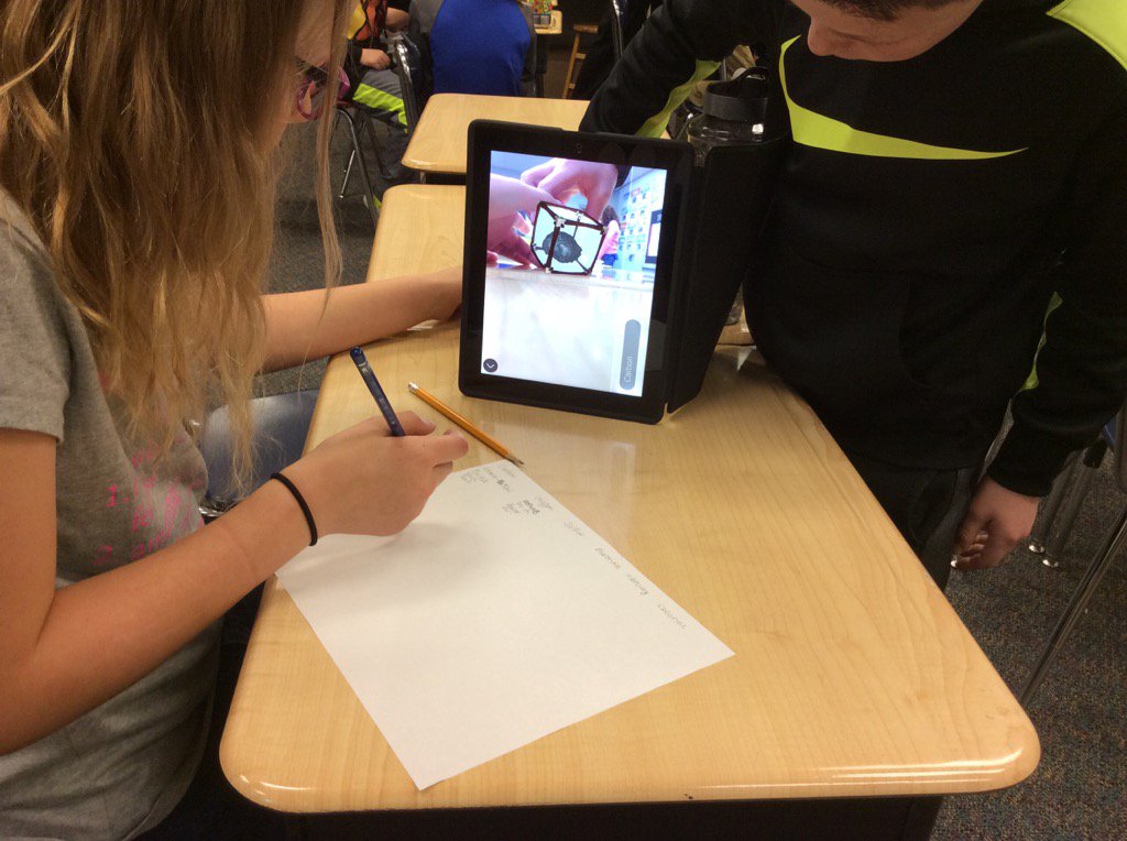 c_stem's tweet photo. @NVNorthstars 5th graders use @DAQRIedu app to learn about elements #kssci #SuccessWithSTEM
@usd383 @usd383TL https://t.co/j3oqVBHZlc