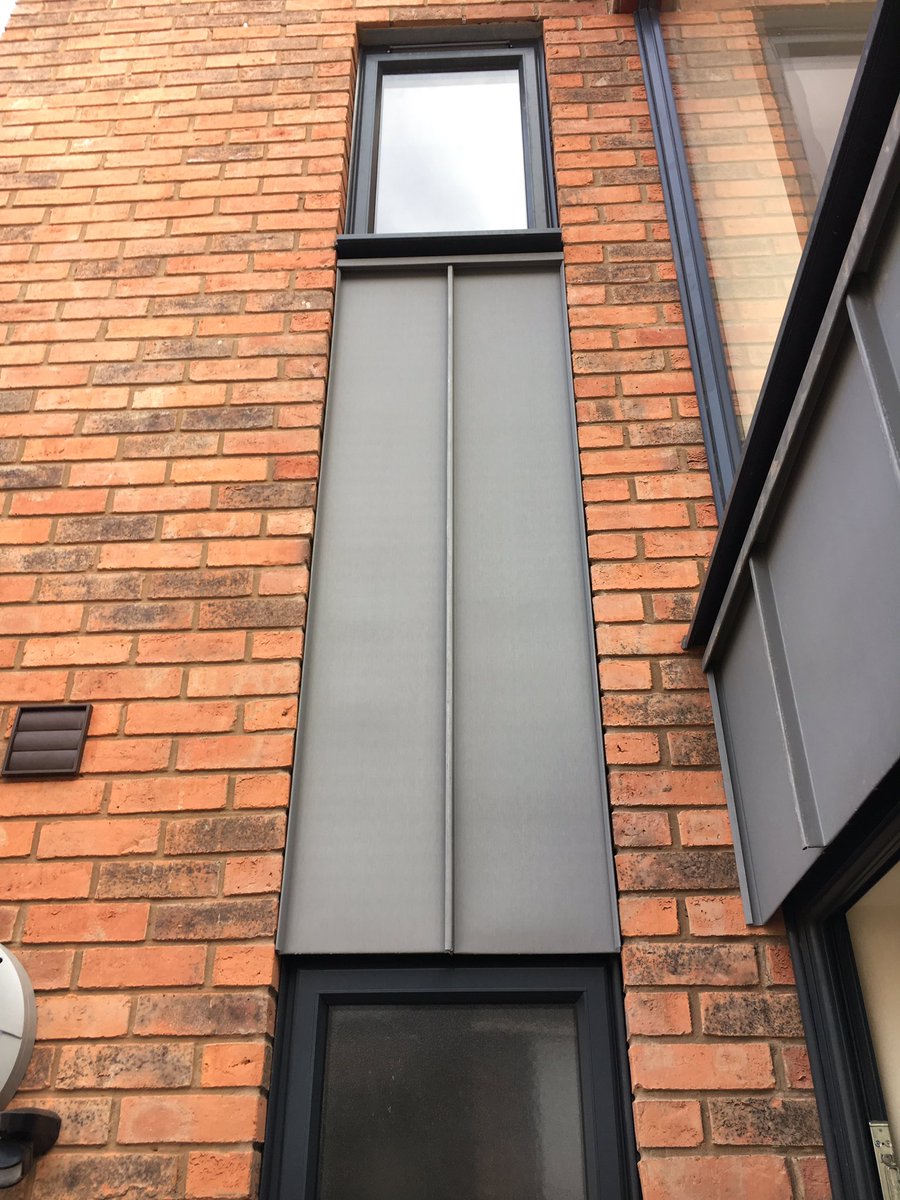 #construction nearing completion on a small residential #development in #Stratford upon Avon. #modern #architecture