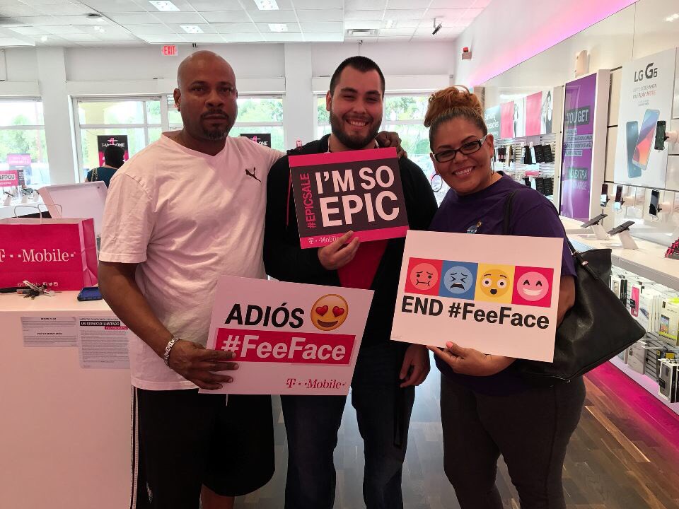 Another saved #SouthDixie #Tmobile customer ending their long reign of #FeeFace #ByeByeSprint