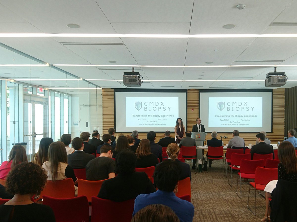 neworleansbio's tweet photo. Hearing pitches from student biomedical​ entrepreneurs from @CMDX_biopsy @instapathbio &amp; Kaleyedos at the @FreemanSchool @TulaneBMC finals https://t.co/TEdgwgjfVx