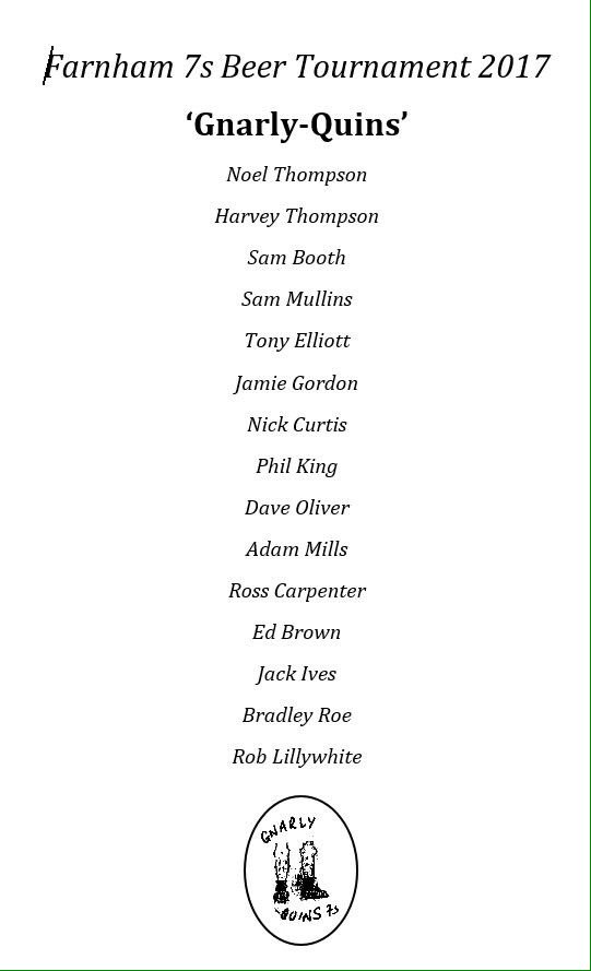 GnarlyQuins's tweet photo. Confirmed lineup https://t.co/QagIZVQKhU