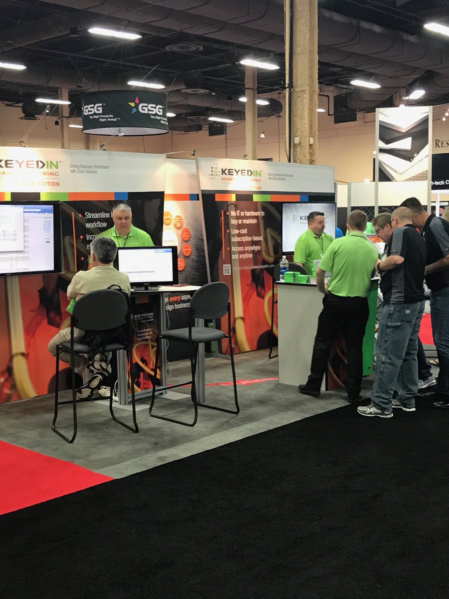 Loving the atmosphere at <a href="/isasignexpo/">ISA Sign Expo</a> today! Stop by Booth #1113 to talk cloud ERP for sign manufacturers. <a href="/ISAsigns/">ISASigns</a>
