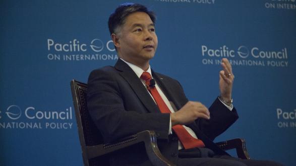 PacCouncil's tweet photo. .@tedlieu discussed the U.S. strategy--or lack thereof--on #Syria and #NorthKorea at #SpringCon17. Read more: https://t.co/GesyJEf2tw https://t.co/JgVQH239vb