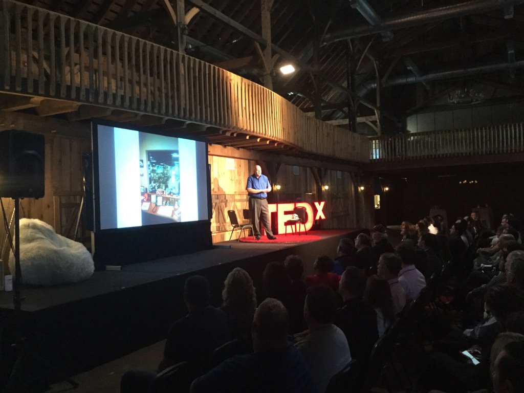 TEDxcountyline's tweet photo. Stewart McMillan talks leadership at #tedxcountylineroad https://t.co/IkFCdqScVh