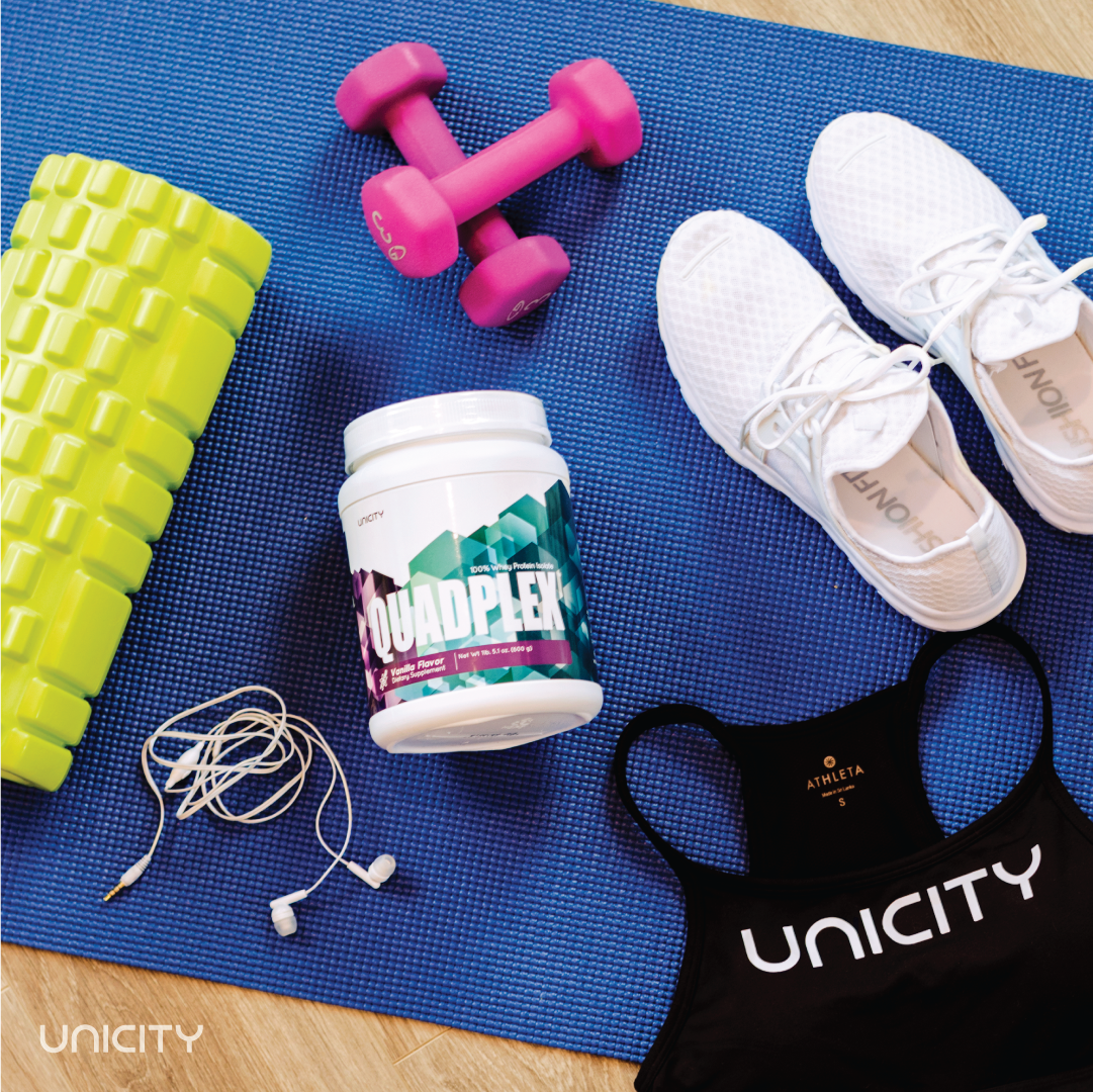 Unicity's tweet image. Quadplex is our go-to post workout protein supplement to help muscles rebuild and recover! 💪 bit.ly/Quadplex #Quadplex #Unicity