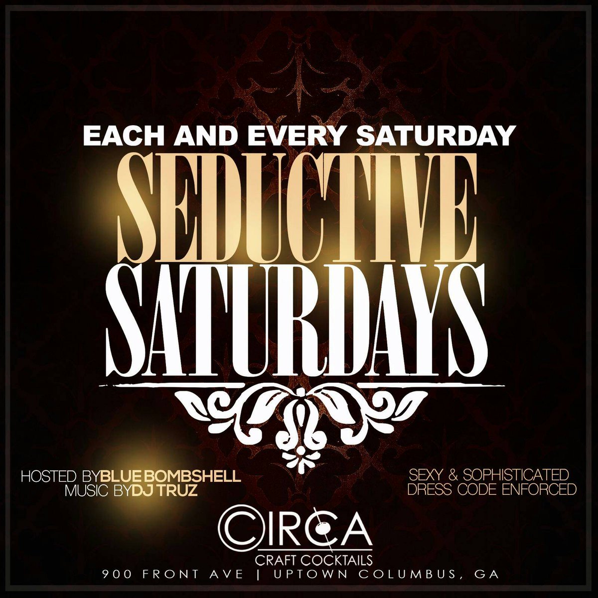 Meet me there! Free bday parties...Reserved seating available. Contact me 2day
#CircaLounge #ExclusiveFun #SeductiveSaturdays #SexyIssaMust