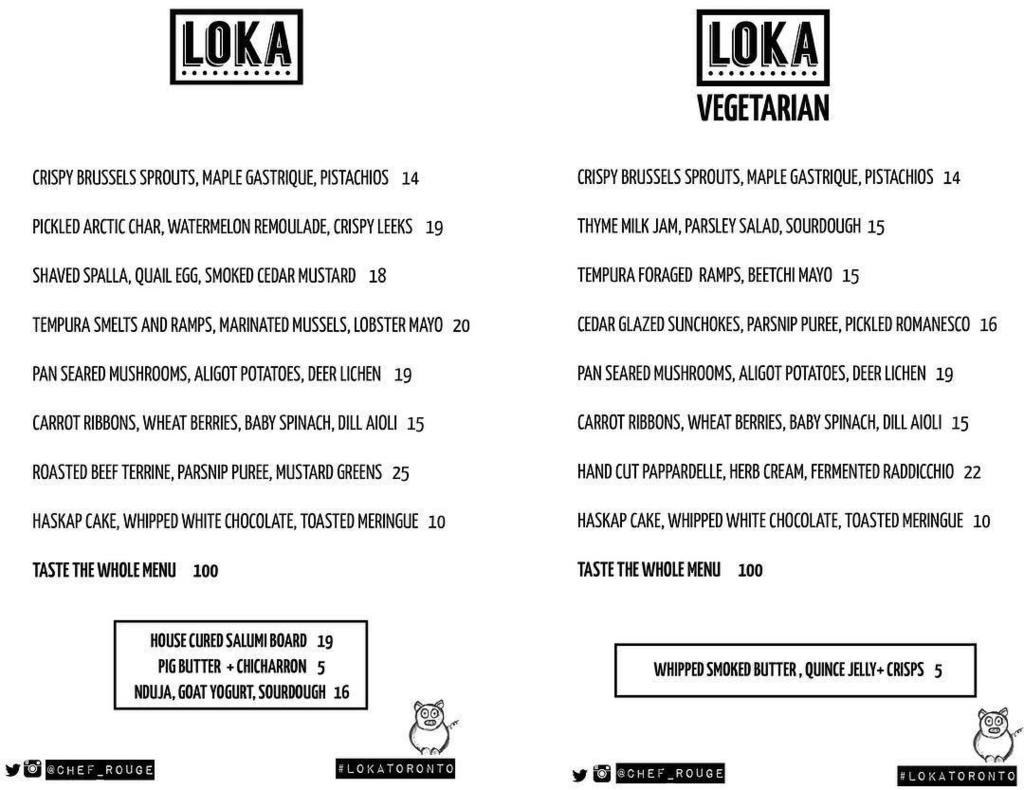 Chef_Rouge's tweet photo. Ramps, beef head terrine and haskap cake, heck of a Thursday!
#lokatoronto https://t.co/FSzD9WVUER