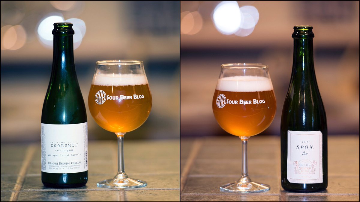 Last night <a href="/SourBrew/">Cale Baker</a> and I did a little palate training with two amazing spontaneous beers! Cheers to <a href="/jesterkingbeer/">Jester King Brewery</a> &amp; <a href="/AllagashBrewing/">Allagash Brewing Co</a>!