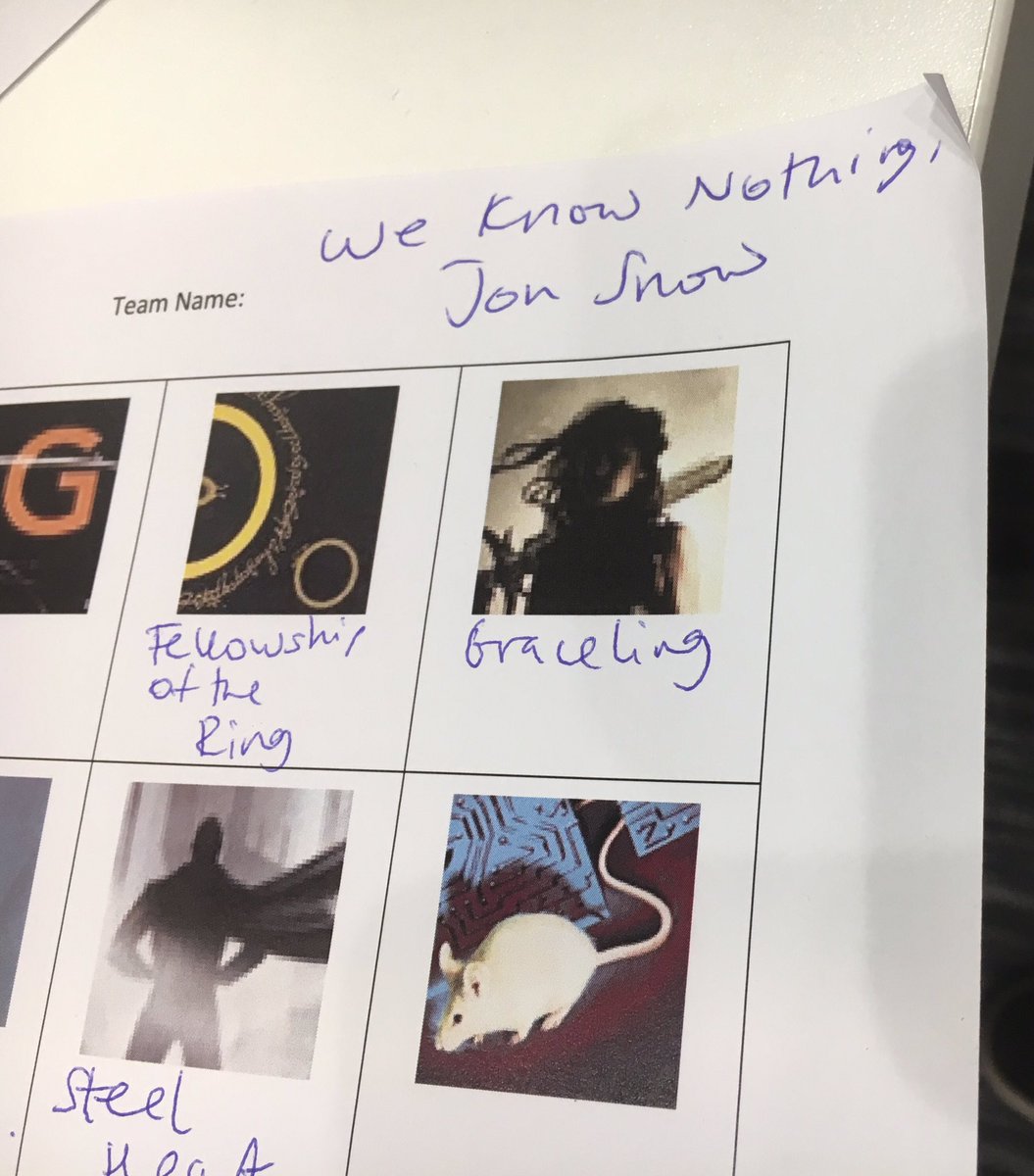 EsBookworm's tweet photo. Thank you @orionbooks @Gollancz for a fab evening! Still think we had the best team name #orionblogfest https://t.co/pn9oPwlwG5