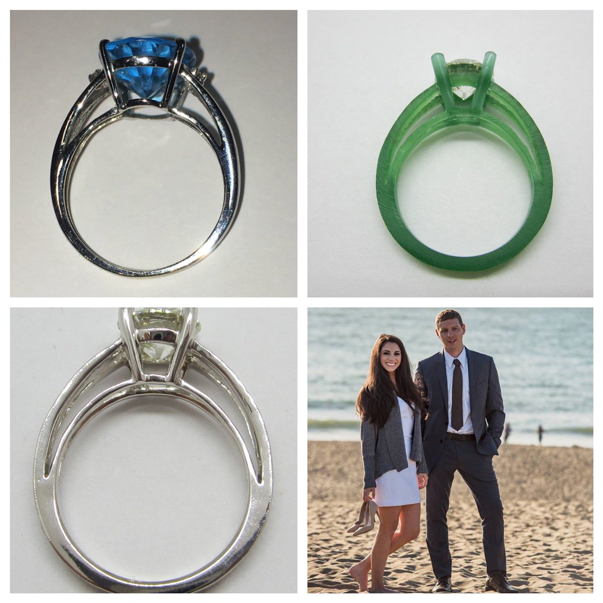TimCarella's tweet photo. … #KeepingUpWithTheCarellas #TBT @rheeLthing LOVED her new ring even more and said YES to the luckiest guy in the world (me)! 85 DAYS to go! https://t.co/TmKUbNebX2
