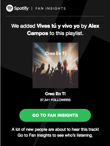 CamposAlex's tweet photo. Y para arrancar la semana "Vives tú y vivo yo" en la playlist #CreoEnTi de @Spotify. 

https://t.co/uYpR06r1Jx https://t.co/ttow8cMHW9