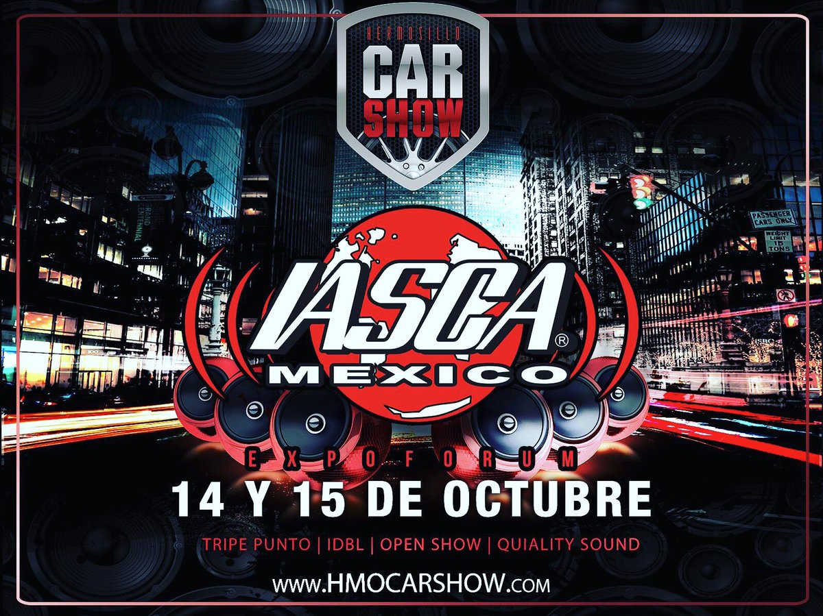 StreetEvoluti0n's tweet photo. Único evento avalado por @IascaMex en Hermosillo. Próximo 14 y 15 de octubre. #TriplePunto #Idbl #openshow #spl #carshow #hermosillo #hmo https://t.co/uefDvQnt8U