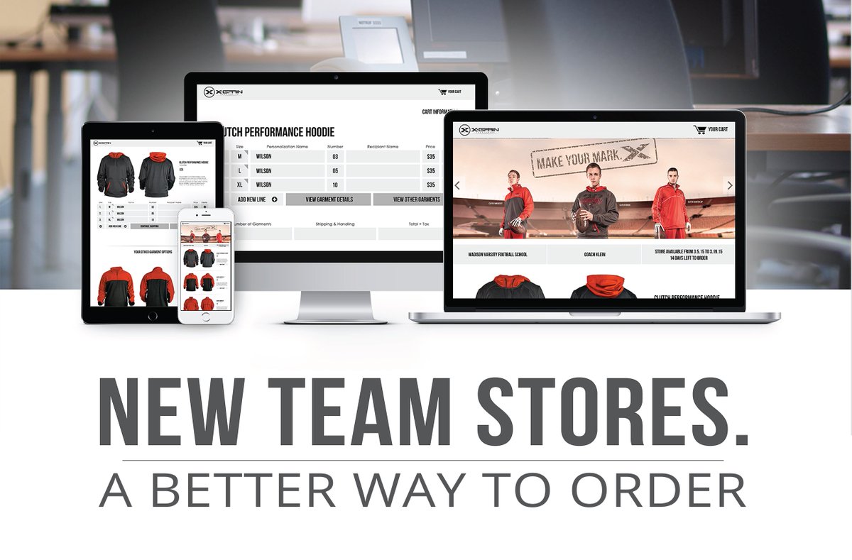 XGrainSports's tweet photo. Tired of collecting orders and money? Try our easy to use team stores for your next X-Grain Sportswear order! #OrderingMadeEasy #XGrain https://t.co/P2d5SZIDOo