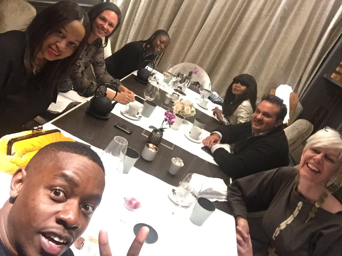 Lovely evening at Le Narcisse Blanc Africa in Paris w <a href="/Luxecorp/">Luxe Corp</a> <a href="/iamShamito/">Shamim Ehsani</a> <a href="/Gachara/">Uncle Gachara</a> <a href="/MarieLoraMungai/">Marie Lora-Mungai</a> @AfuaSOsei &amp; Abie Hardy #africanluxury