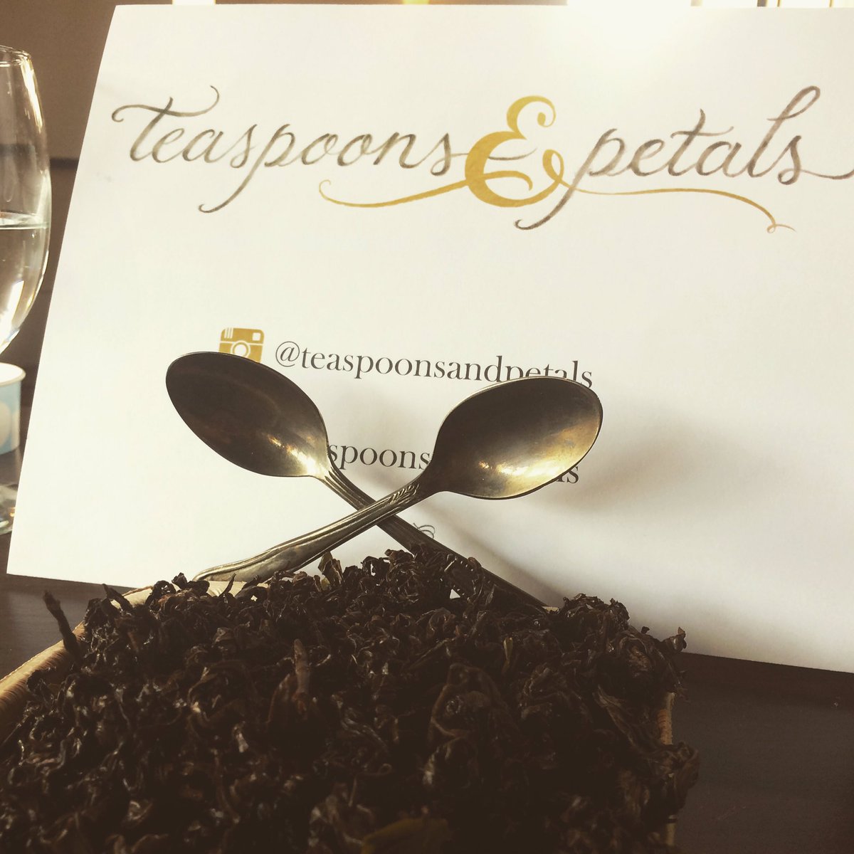 DrexelFHM's tweet photo. Tea tasting with Alexis Siemons, tea consultant with @LaColombeCoffee and @teaandpetals #drexelhsm #teaspoonsandpetals https://t.co/rUNzRJdhWd