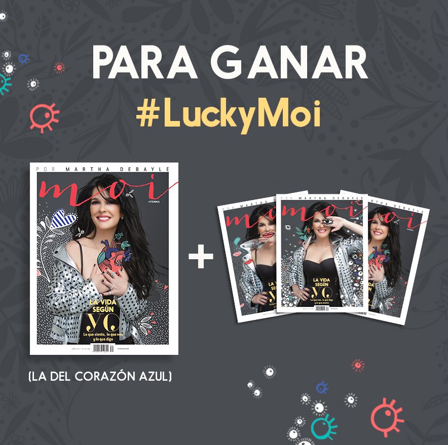 marthadebayle's tweet photo. Si tienen las #3portadas de @revistamoi + la #LuckyMoi, pendientes a las 9:00 lanzamos el cuestionario y uds. pueden ganar el viaje a París https://t.co/1ErWyDV0Co