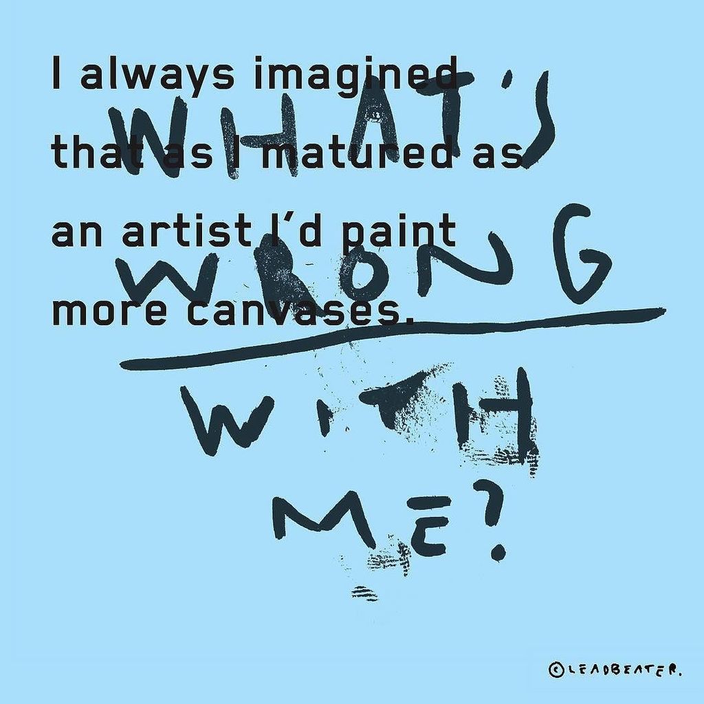Day 342. 
I always imagined that as I matured as an artist I'd paint more canvases. What's wrong with me?
#aYEARof… ift.tt/2pINhXl