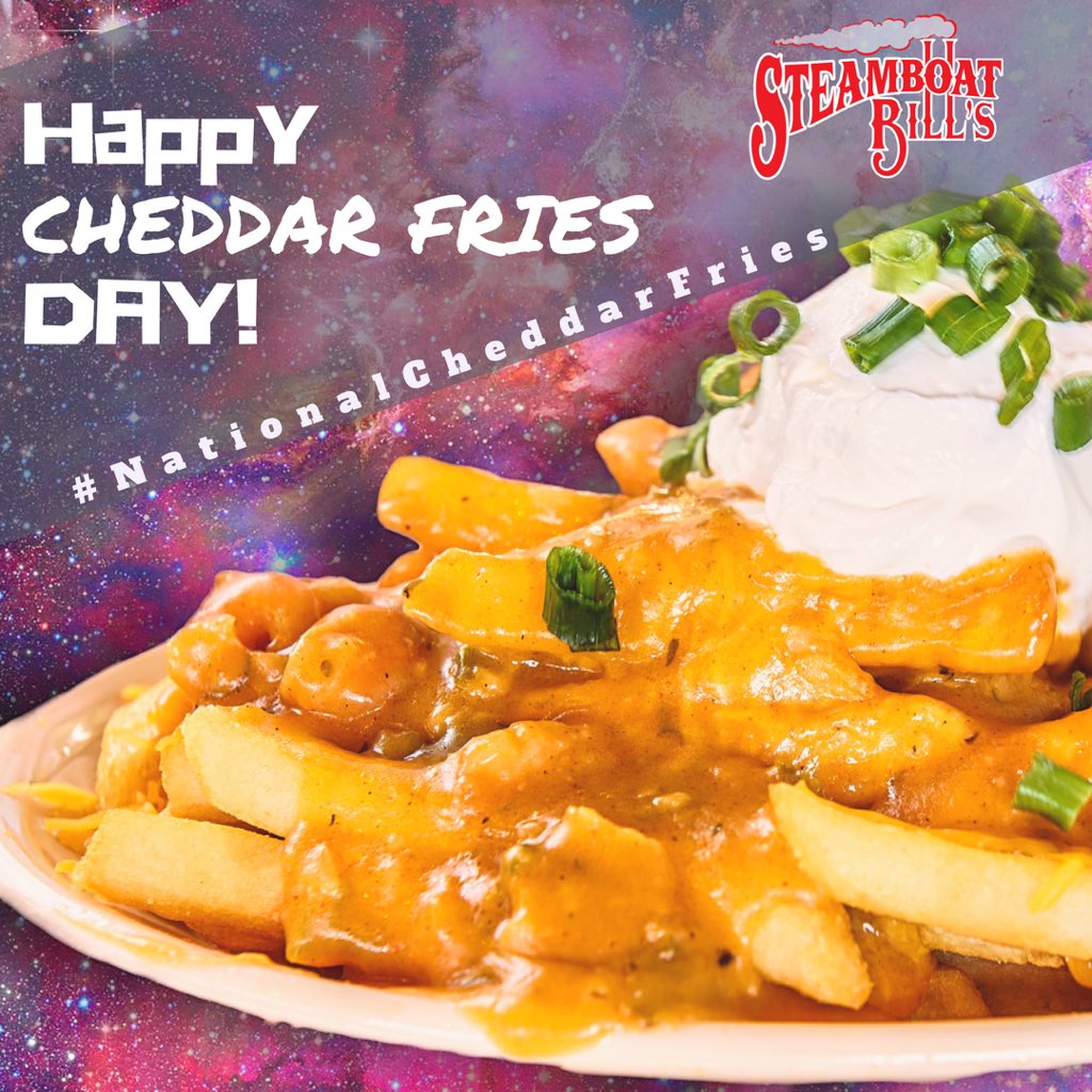 🧀+🍟=😎 #NationalCheddarFriesDay