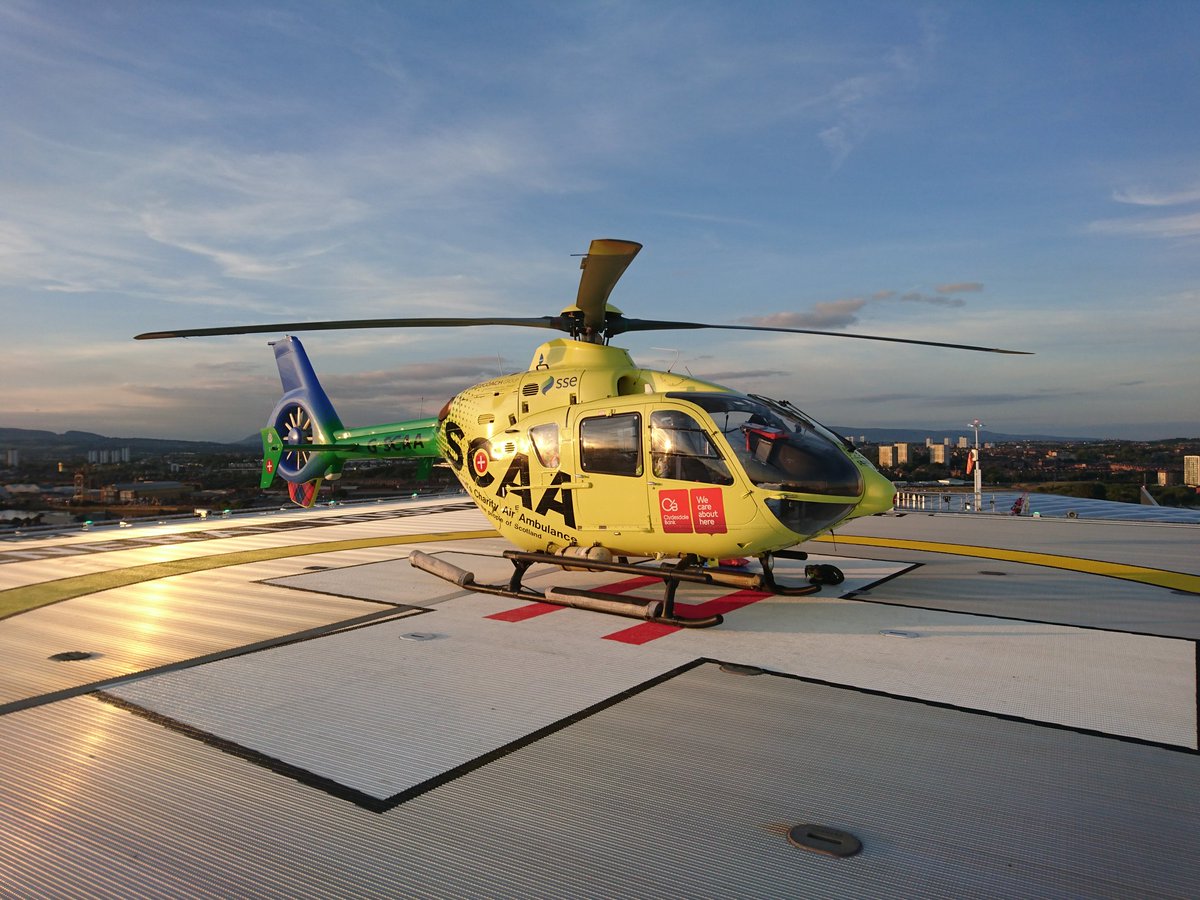 <a href="/ScotAirAmb/">SCAA</a> #Helimed76 supported by public donations #Scotland &amp; #HEMS team made up of <a href="/Scotambservice/">Scottish Ambulance</a> staff providing #Paramedic #carebyair