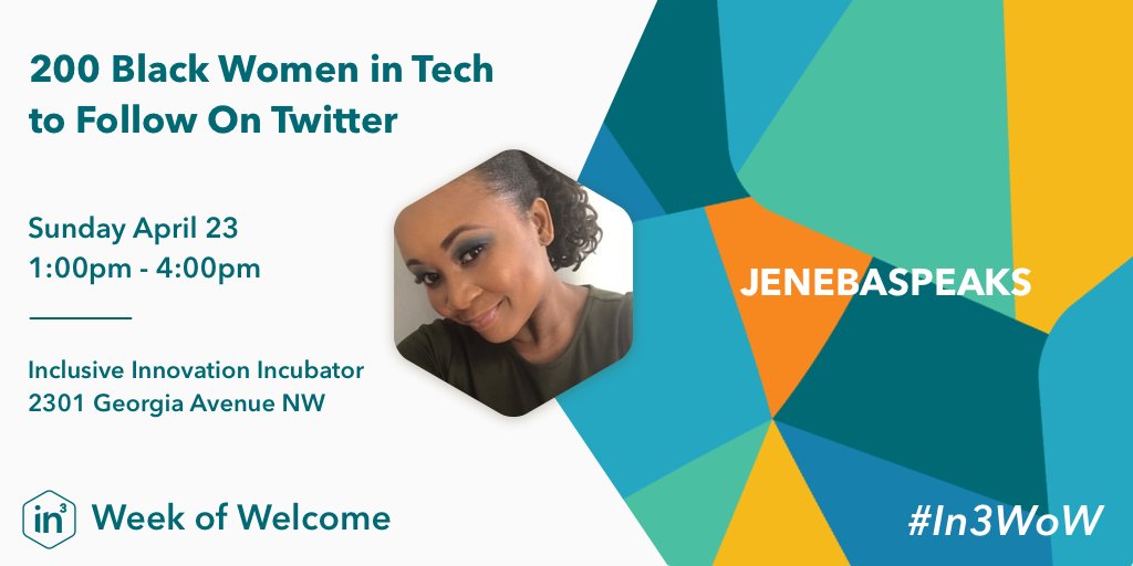 MissLisaMae's tweet photo. Attend FREE event & see who's been named 2017's "200 Black Women To Follow on Twitter!" @HowardUniv (IN3) #200BWTech https://t.co/Mown4l0VG2 https://t.co/6DsSUyOuht