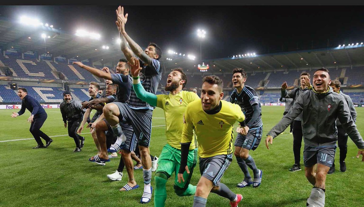 RCCelta's tweet photo. 📷 Isto é incríbel... Estamos soñando? Si! Si! E #SeguimosSoñando! Escribindo a nosa propia historia! Alaaaaa Celtaaa! #GenkCelta #UEL https://t.co/7xAHxT0G1l
