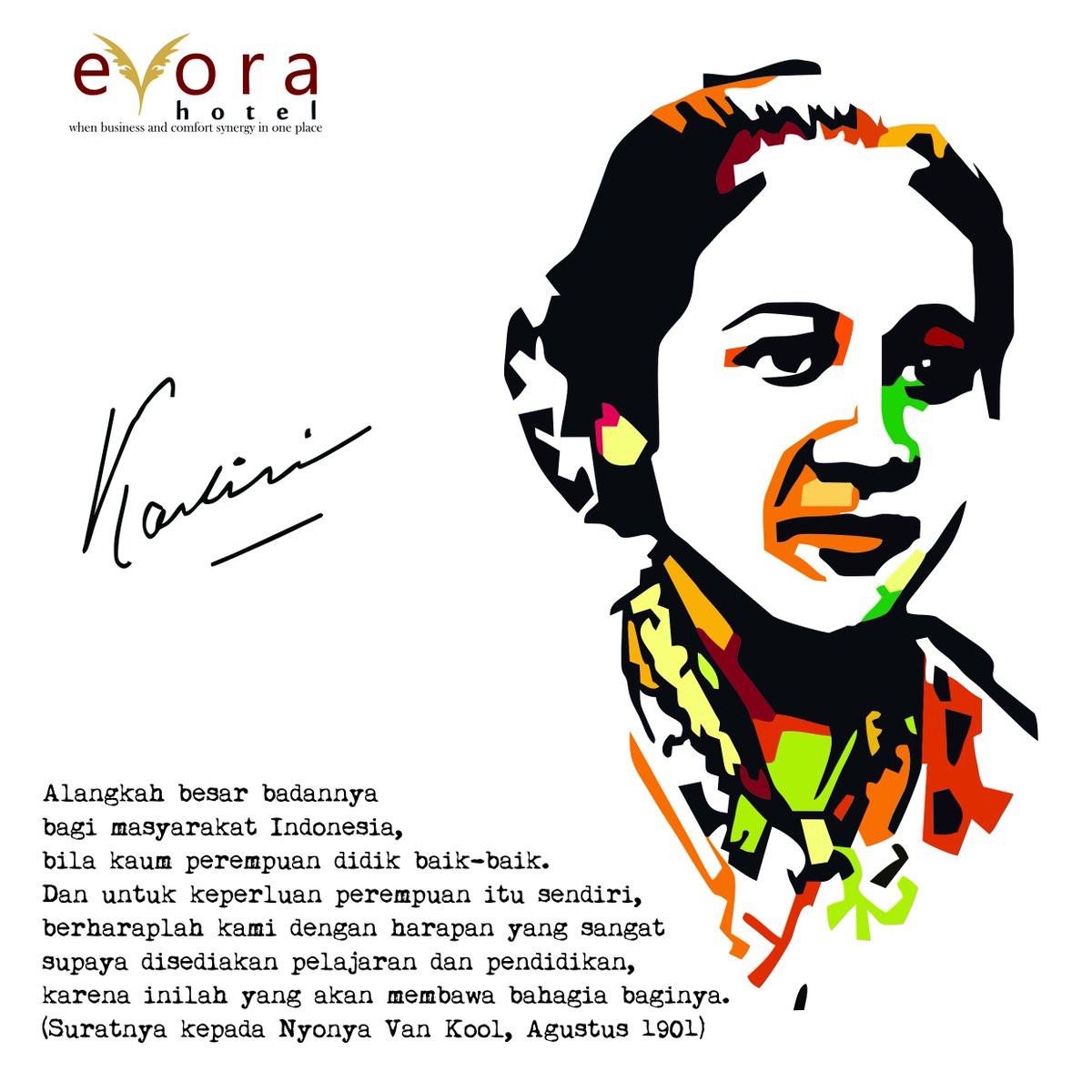 Selamat Hari Kartini untuk perempuan Indonesia 👰