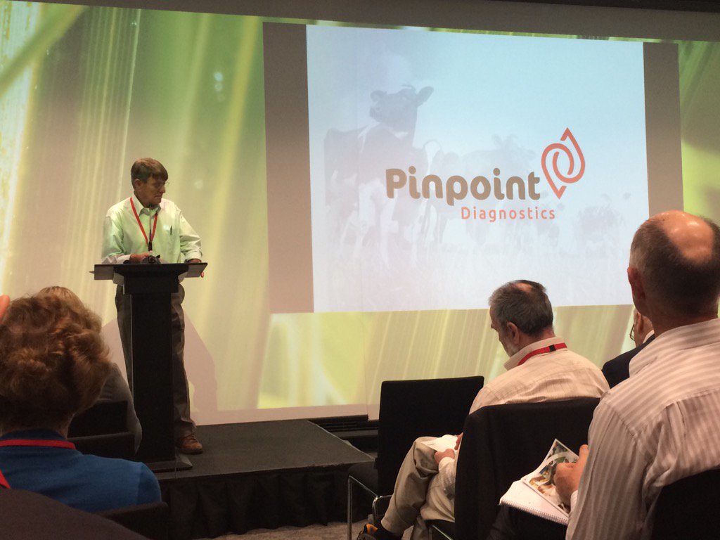 Pinpoint Diagnostics: rapid/accurate identification of mastitis + treatment =happy cows @sproutagritech <a href="/callaghannz/">Callaghan Innovation</a>