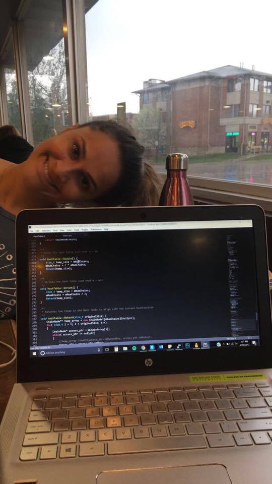 CafeAngies's tweet photo. @_emilybrent spending her rainy day studying at Angie's! 🌧️💻☕️ https://t.co/B7OLQpfUUq