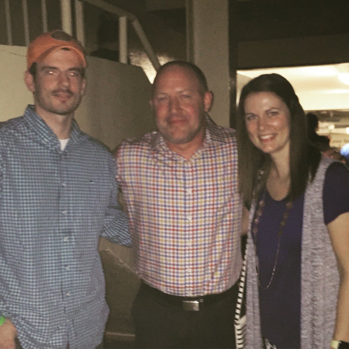 Met our favorite 🐔🏀coach of all time tonight at the Chris Stapleton concert! <a href="/TeamCoachBuzz/">Buzz Williams</a> #Hokies