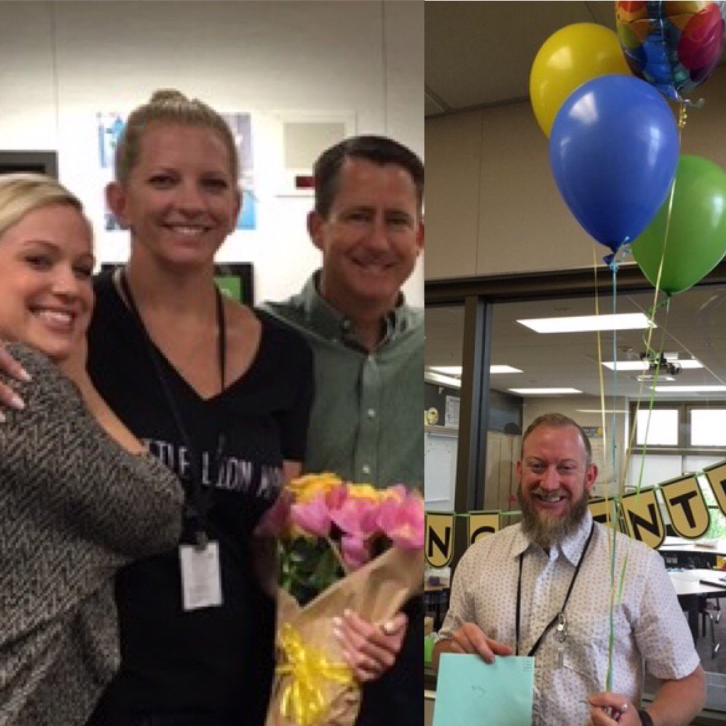 lain_erin's tweet photo. Congrats to our NCCSE Award winners: Billy Hanna, SPED Teacher &amp; Katy Weigand, SPED Support Provider. #sbsdedu https://t.co/eC2CZcjjiz