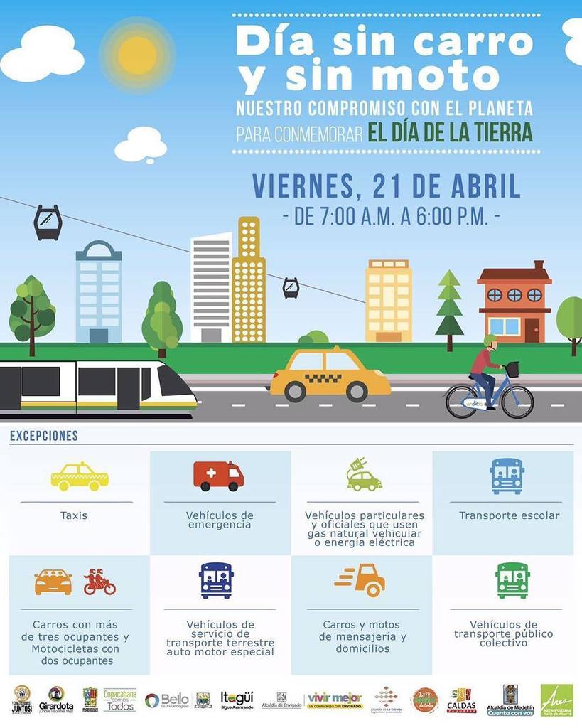 appbykca's tweet photo. Recuerda mañana es el día sin carro en #areametropolitana utiliza medios alternativos como la #bici #transportepub… https://t.co/VM14dcMHrK https://t.co/DmCuZrjrMo